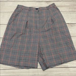 Tail Women's Multicolor Plaid Pockets Golf Shorts Size 8